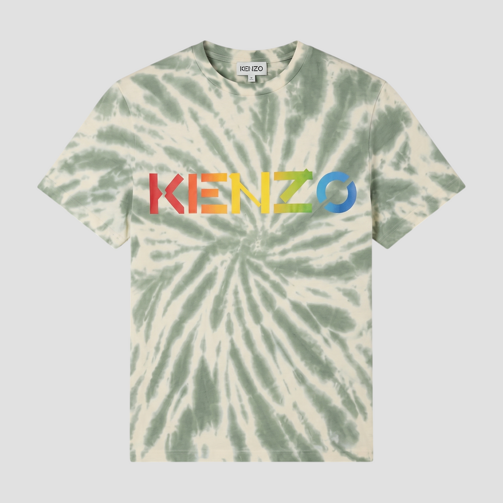 Kenzo Men's Tie Dye Logo Relaxed T-Shirt