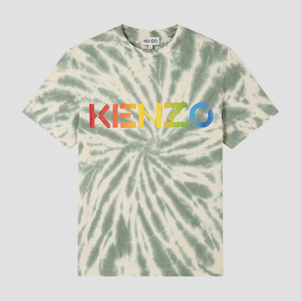 Kenzo Men's Tie Dye Logo Relaxed T-Shirt