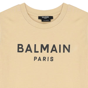 Balmain Kids Classic Logo Short Sleeve T-shirt
