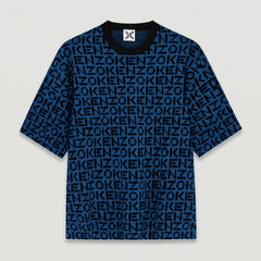 Kenzo Men's Sport Oversize Monogram Short Sleeve Jumper Sweater