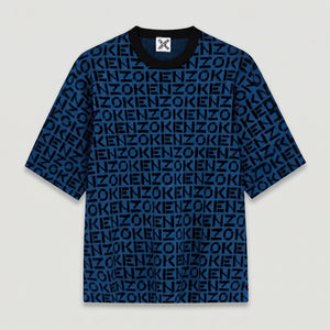 Kenzo Men's Sport Oversize Monogram Short Sleeve Jumper Sweater