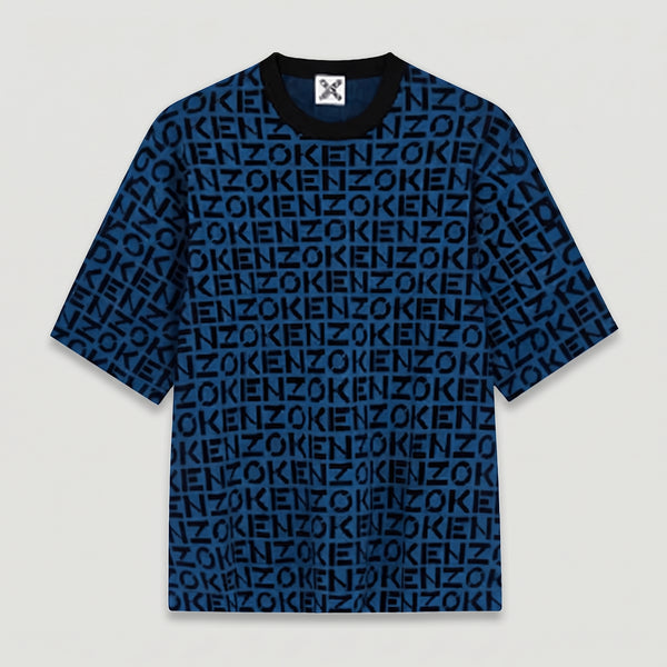 Kenzo Men's Sport Oversize Monogram Short Sleeve Jumper Sweater