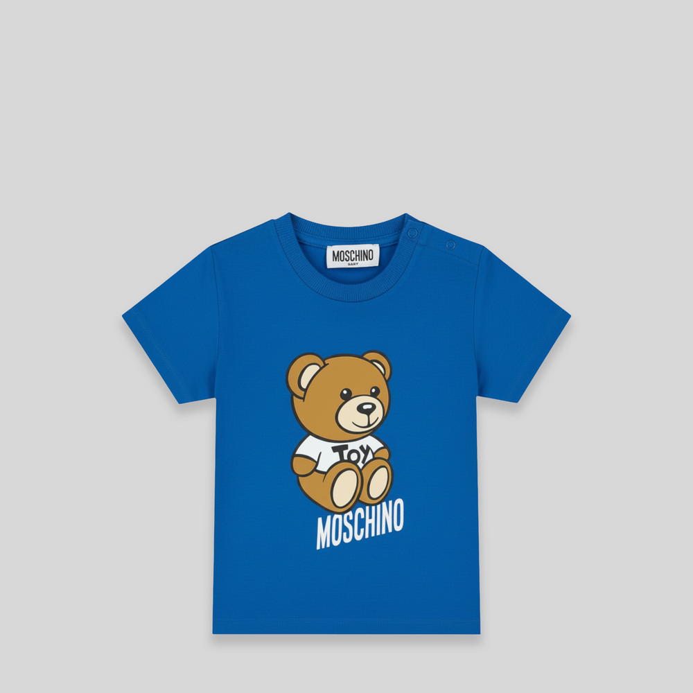 Moschino Kids Toddler's Bear Toy Logo T-Shirt