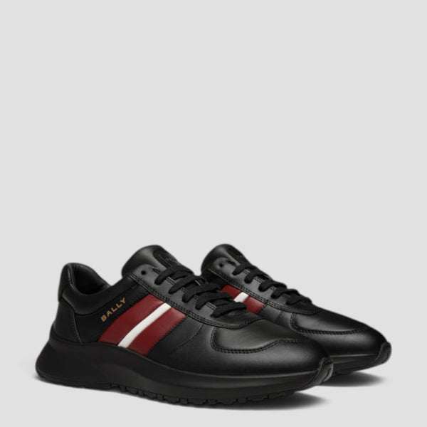 Bally Men's Darsyl Outline Sneakers in Black Leather