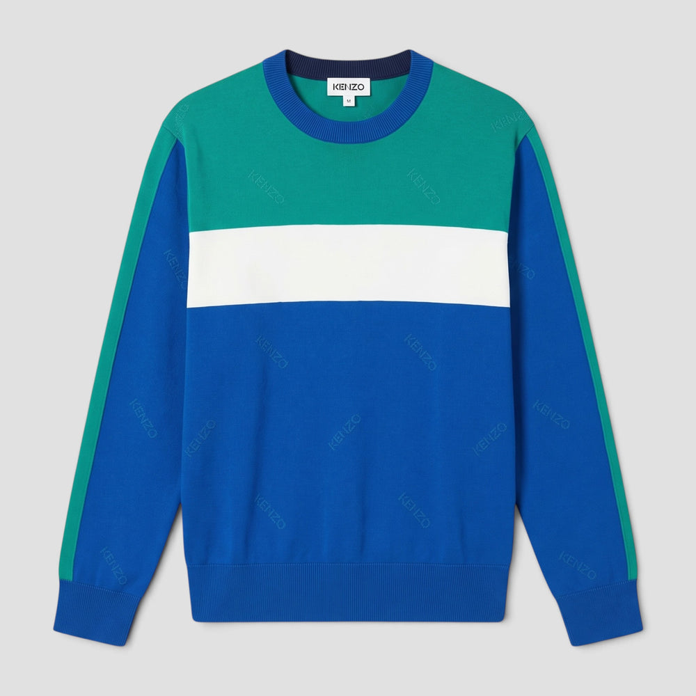 Kenzo Men's Color Block Striped Sweater