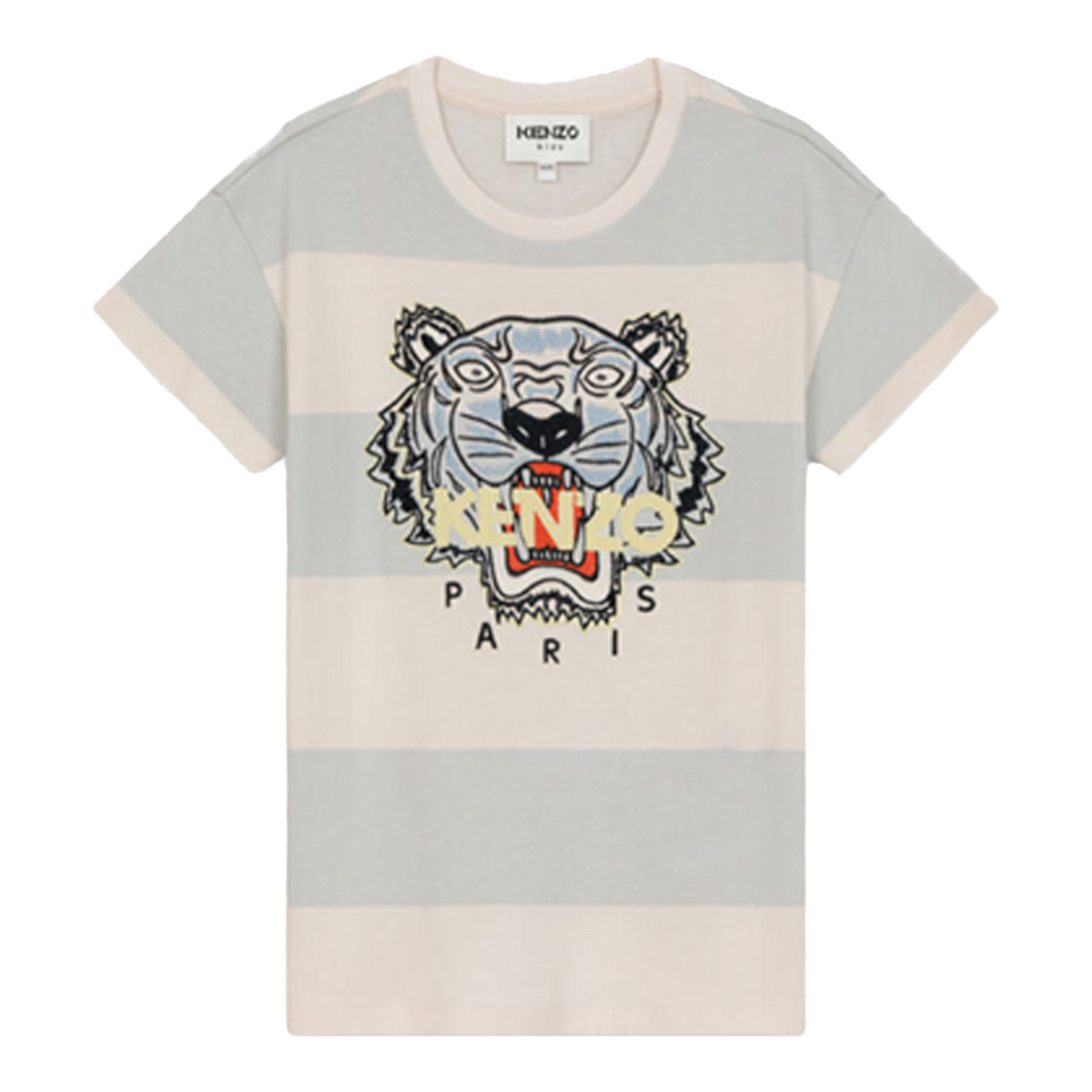 Kenzo Kid's Striped Tiger T-Shirt