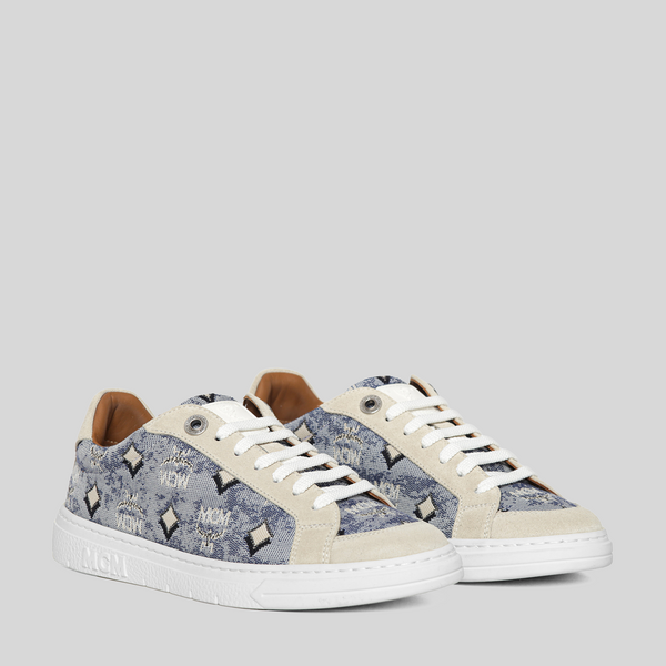 MCM Women's Terrain Lo Sneakers in Vintage Jacquard Monogram