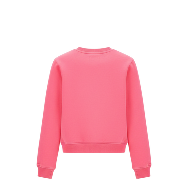 Moschino Kids Animal Print Logo Cotton Sweatshirt