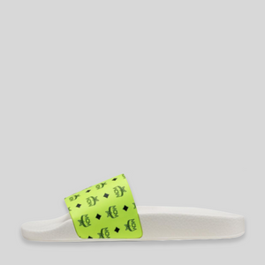 MCM Women's Slides in Neon Visetos