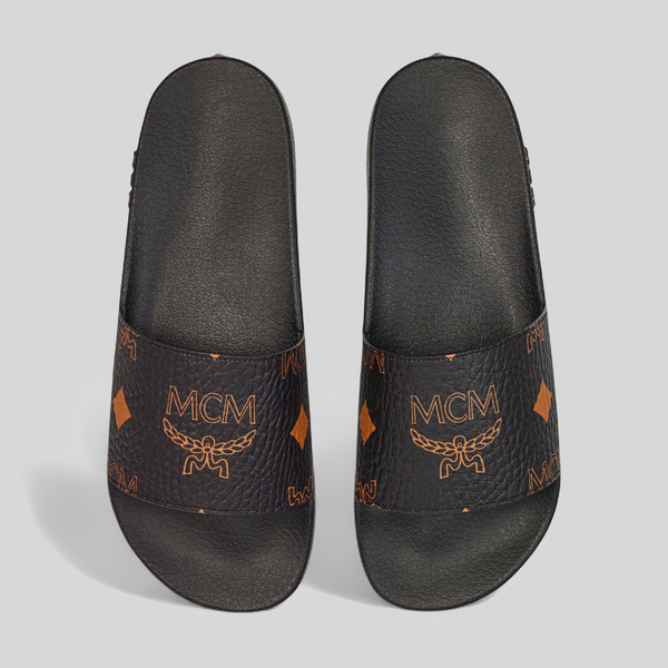 MCM Men's Maxi Visetos Slides