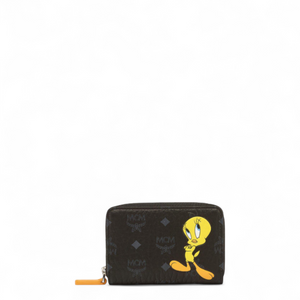 MCM x Looney Tunes Zip Around Wallet in Visetos