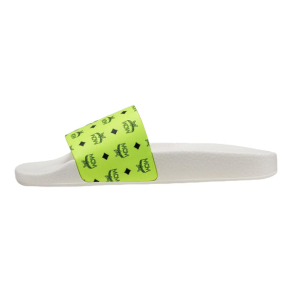 MCM Women's Slides in Neon Visetos