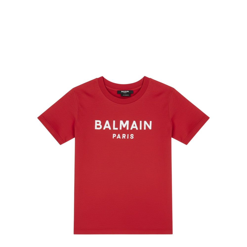 Balmain Kids Classic Logo Short Sleeve T-shirt
