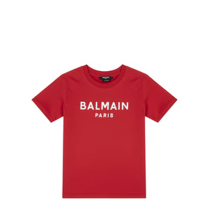 Balmain Kids Classic Logo Short Sleeve T-shirt
