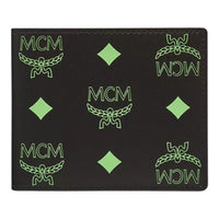 MCM Bifold Wallet in Color Splash Logo Leather