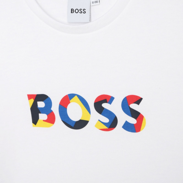 Hugo Boss Kids Multi Color Logo T-Shirt