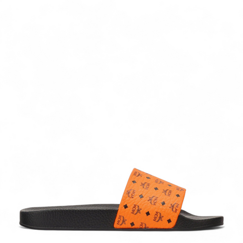 MCM Men's Visetos Rubber Slides