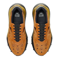 MCM Men's Skystream Sneakers in Visetos Leather Mix