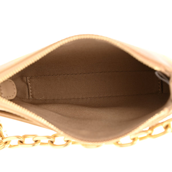 MCM Women's Zip Pouch in Color Splash Logo Leather