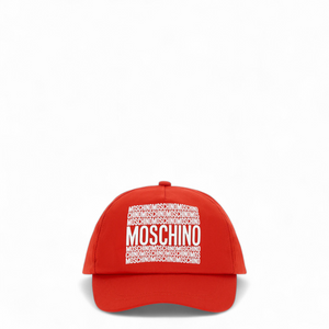 Moschino Kids Square Logo Print Baseball Cap