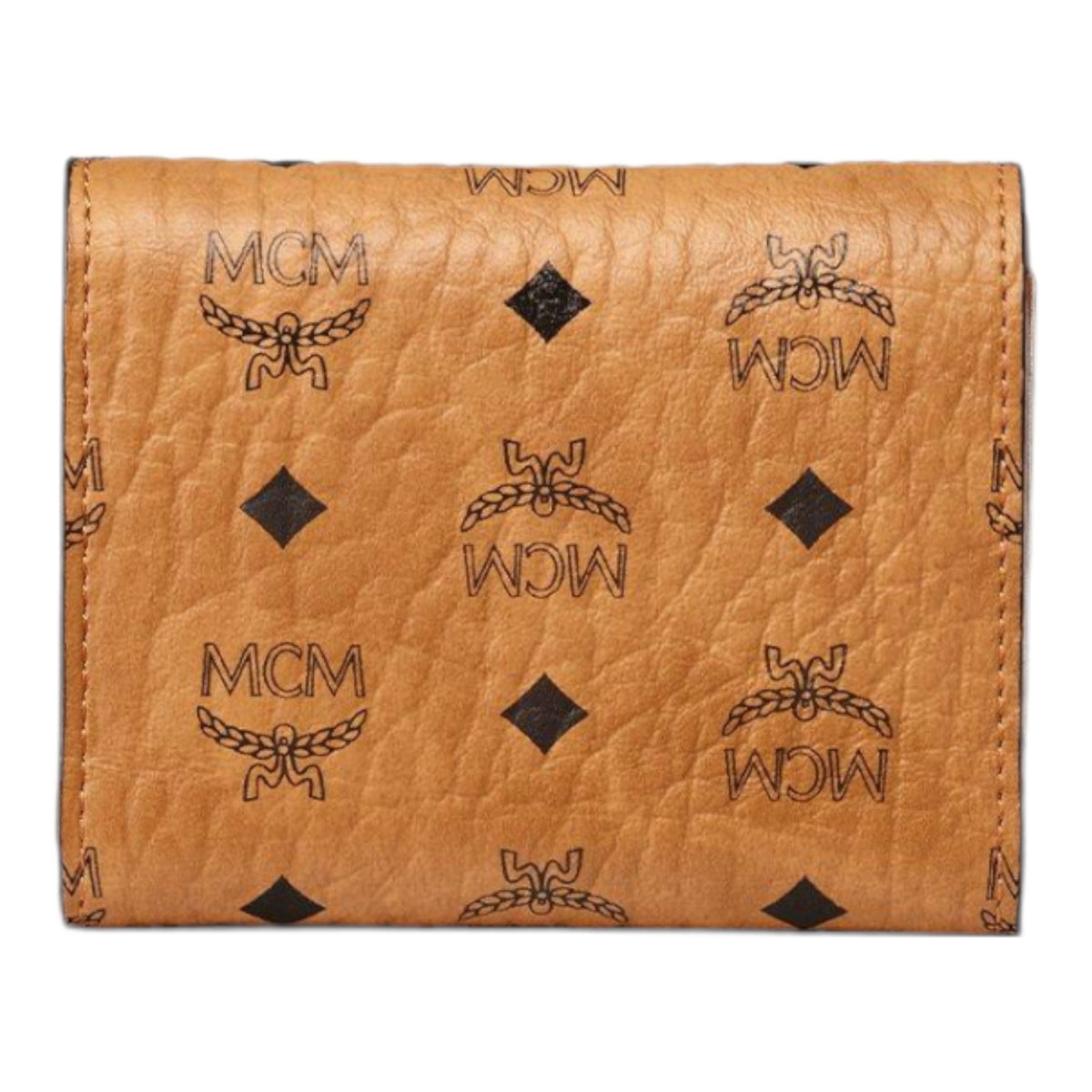 MCM Mini Trifold Wallet in Visetos Original