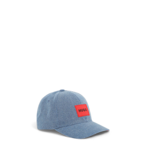 Hugo by Hugo Boss Kids Patch Logo Denim Baseball Cap