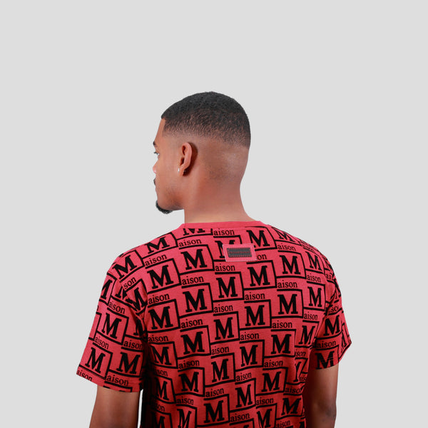 MDB Couture Men's Woven Monogram T-Shirt