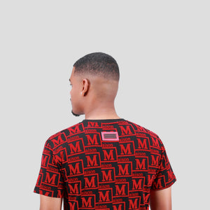 MDB Couture Men's Woven Monogram T-Shirt