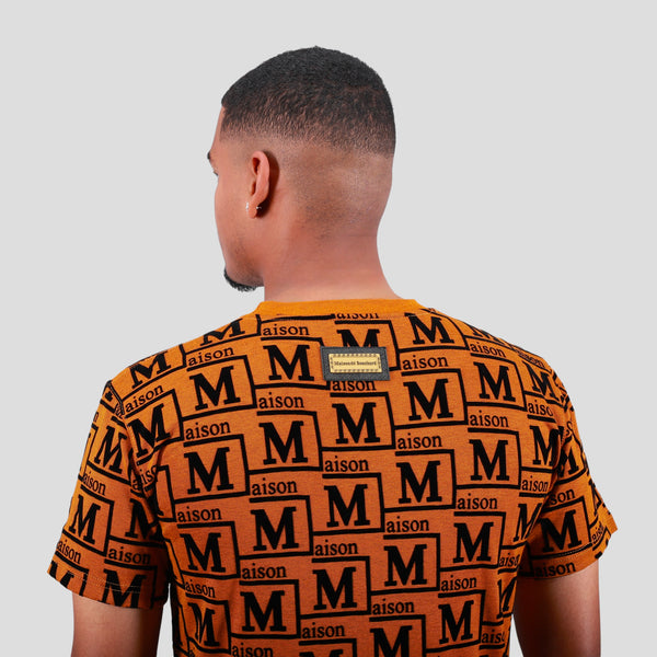 MDB Couture Men's Woven Monogram T-Shirt