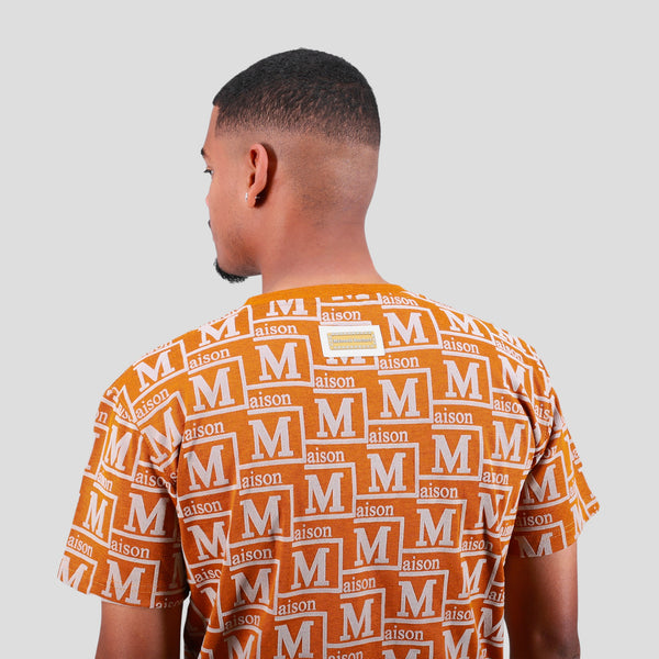 MDB Couture Men's Woven Monogram T-Shirt