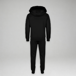 MDB Couture Men's M-Star Fur Hooded Sweatsuit