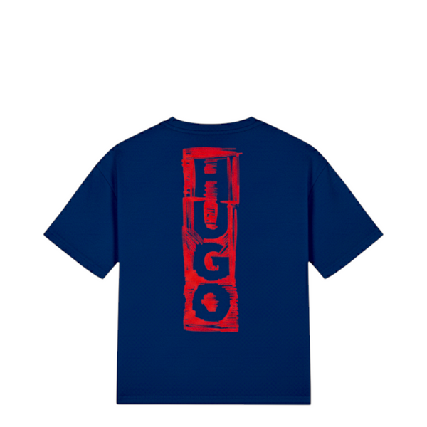 HUGO by Hugo Boss Kids Distressed Logo Oversize T-Shirt