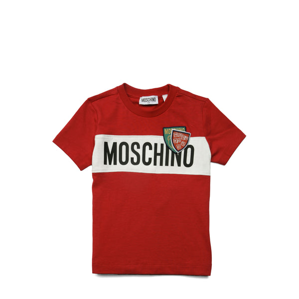 Moschino Kids Text Logo Patch T-Shirt