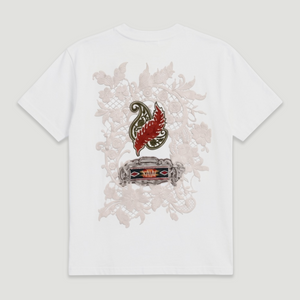 Blanc Kanvas 'Jacobean Paisley' Oversized T-Shirt