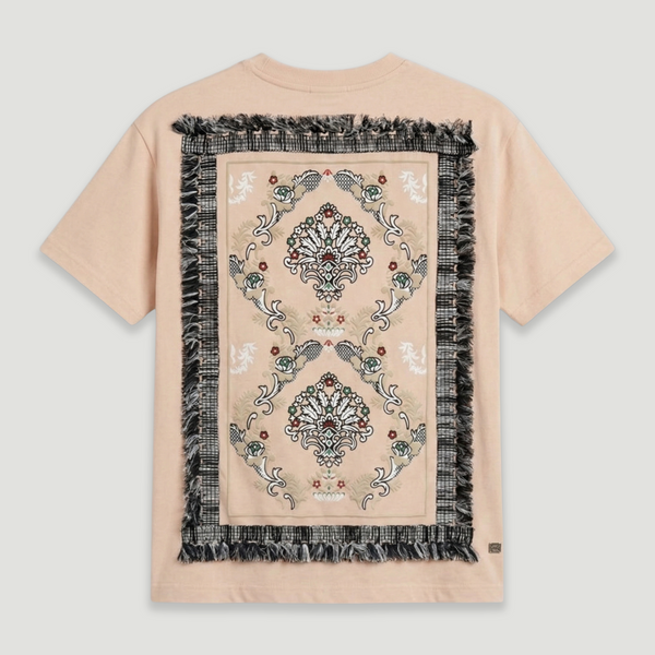 Blanc Kanvas 'Desert Bloom Damask' T-Shirt