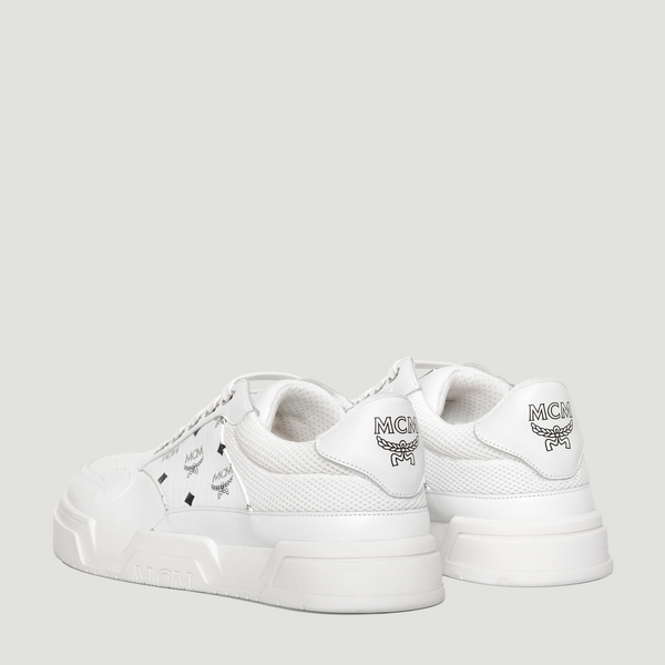 MCM Men's Skyward Low-Top Sneakers In Visetos