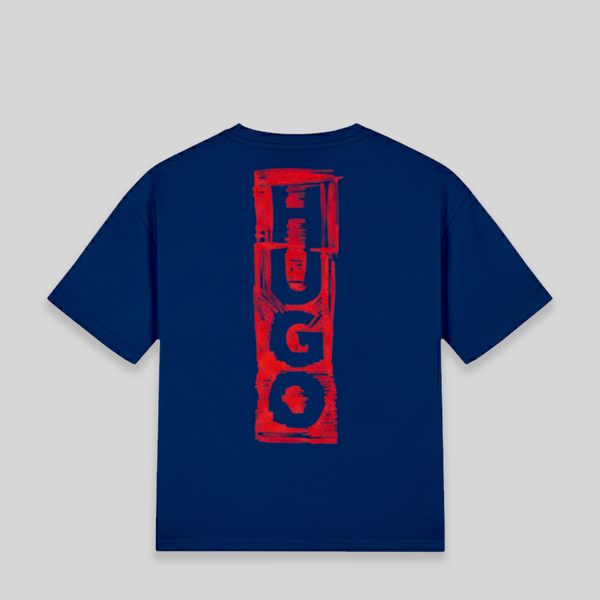 HUGO by Hugo Boss Kids Distressed Logo Oversize T-Shirt