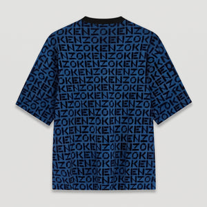 Kenzo Men's Sport Oversize Monogram Short Sleeve Jumper Sweater