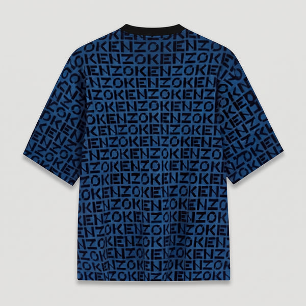 Kenzo Men's Sport Oversize Monogram Short Sleeve Jumper Sweater