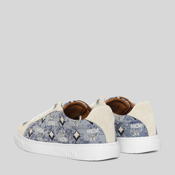 MCM Women's Terrain Lo Sneakers in Vintage Jacquard Monogram