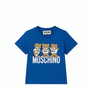 Moschino Kids Toddler's Triple Teddy Bears Logo T-Shirt