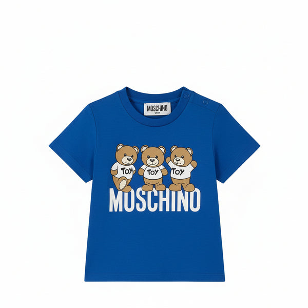 Moschino Kids Toddler's Triple Teddy Bears Logo T-Shirt