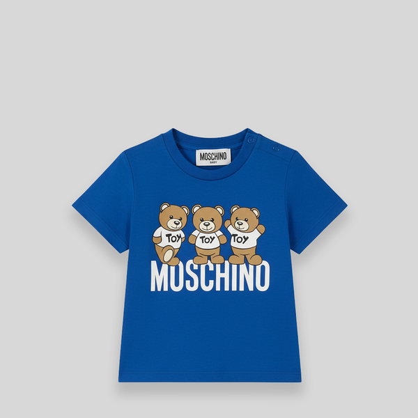 Moschino Kids Toddler's Triple Teddy Bears Logo T-Shirt