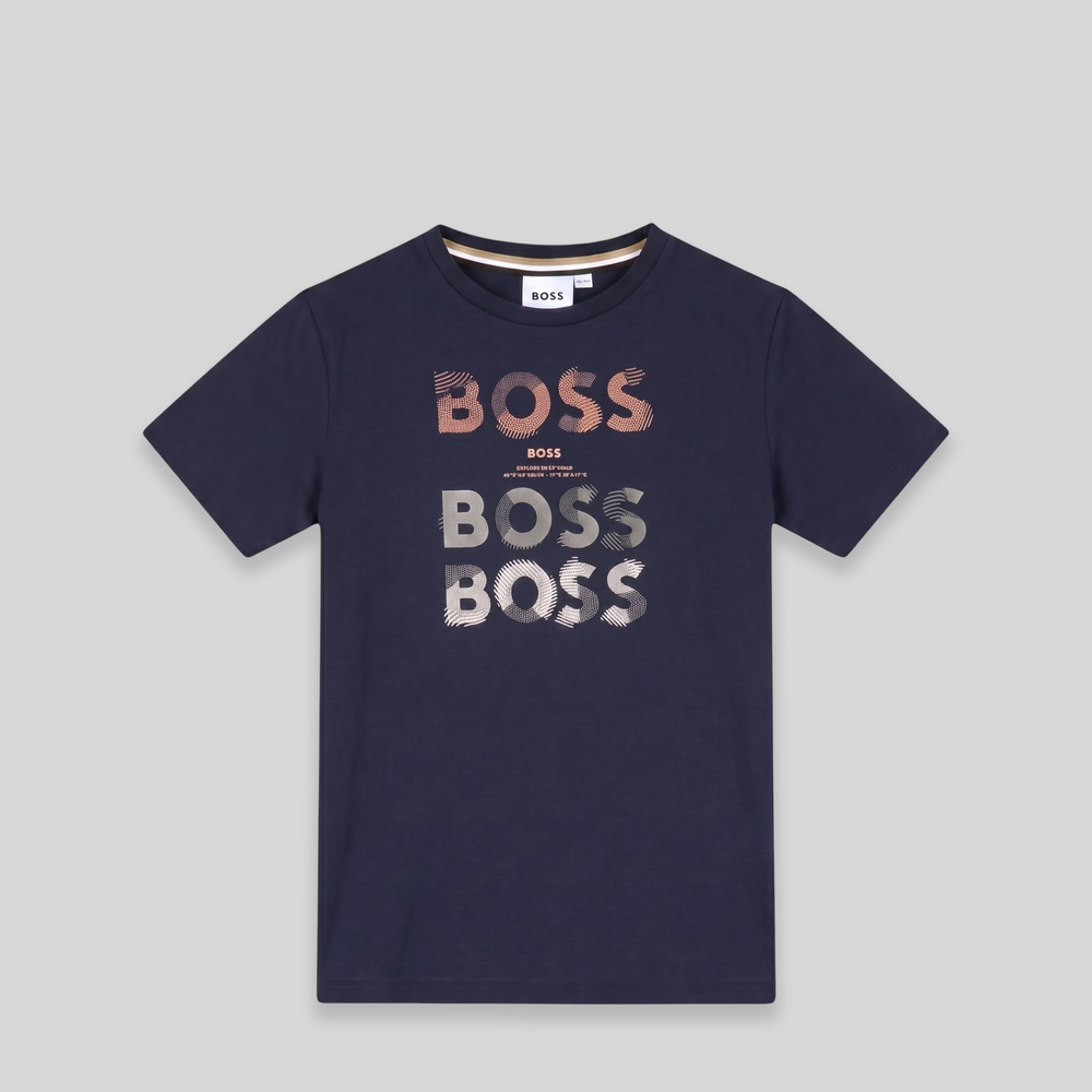 Hugo Boss Kids Repeating Graphic Logo T-Shirt