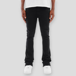 Hidden Treasures Distressed Flared Leg Jeans