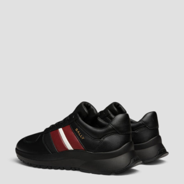Bally Men's Darsyl Outline Sneakers in Black Leather