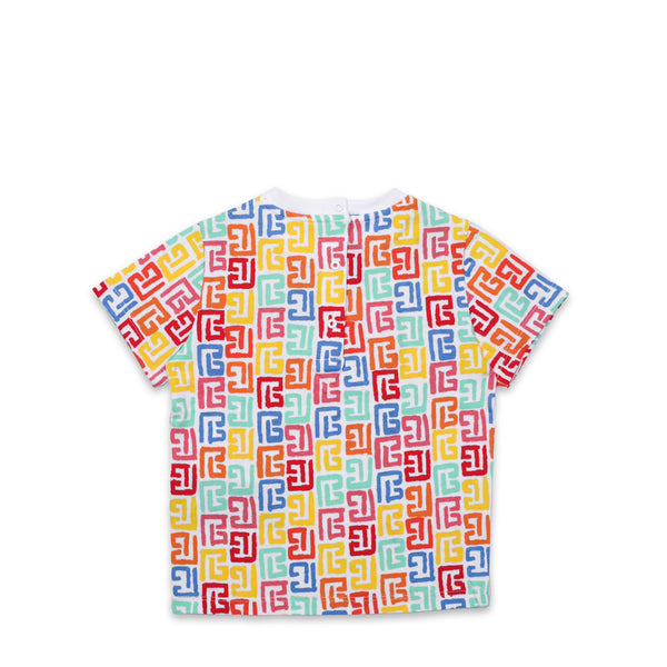 Balmain Kids Toddler's Multicolor Monogram Logo T-Shirt