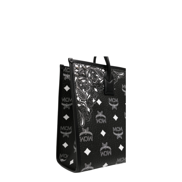MCM Large Bandana Print Munchen Tote Bag