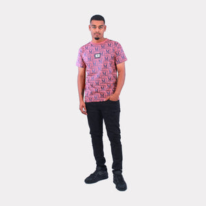 MDB Couture Men's Metallic Monogram T-shirt