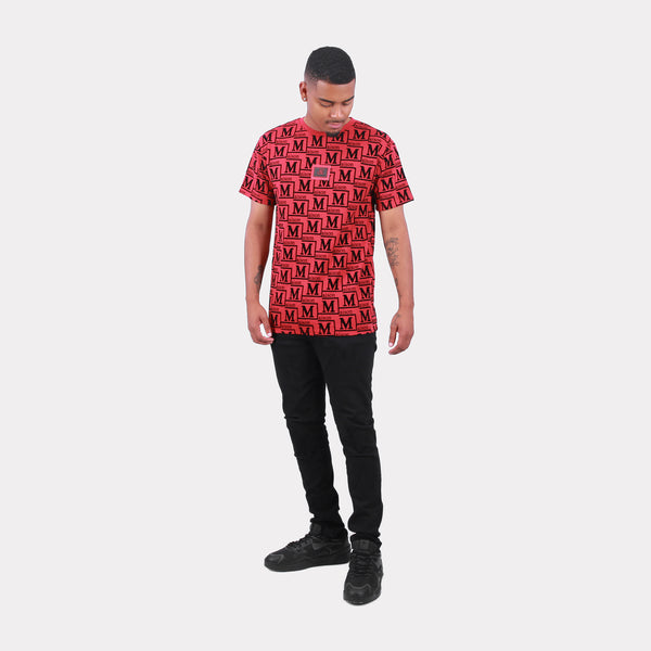 MDB Couture Men's Woven Monogram T-Shirt